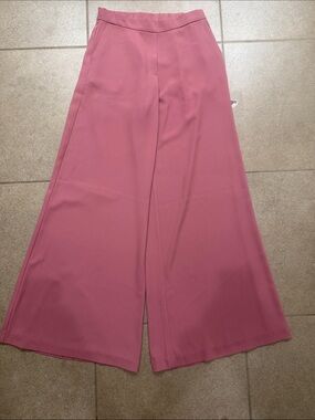 Women's Wide-Leg Palazzo Pants in Rose Pink